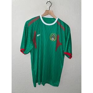 Vintage Mexico Soccer Jersey Futbol Mexicana Green Active Top VTG 2000s XL